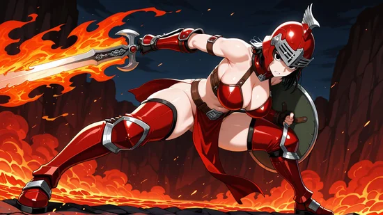 Calista Crimson arena assault