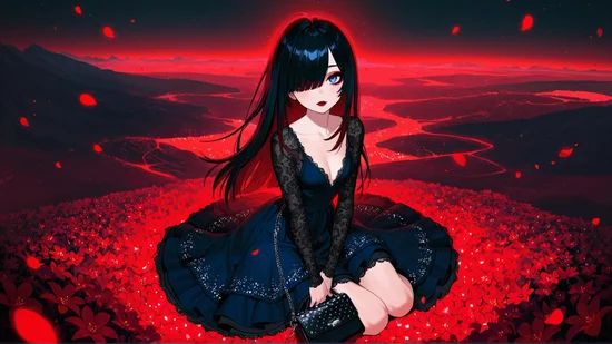 Eabha Neon Hearts in collapse