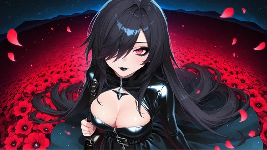 Medb Neon Hearts in collapse