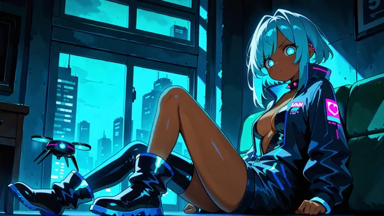 Lyra Arcane Cyberpunk