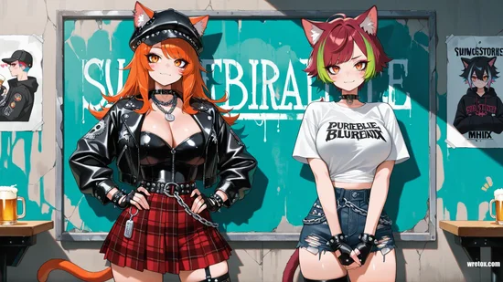 Afaf and Jatziry Feline Fury