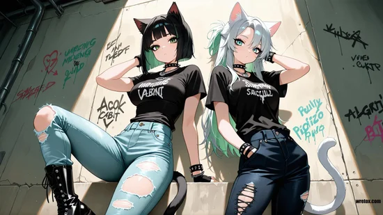 Dyan and Fania Feline Fury