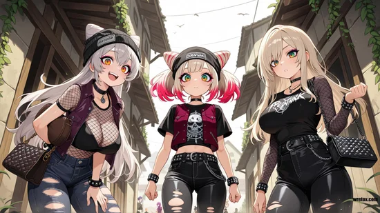 Arlene, Myriam and Beda Iron Bloom