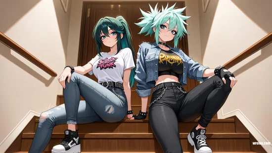 Zuleika and Claire Iron Bloom