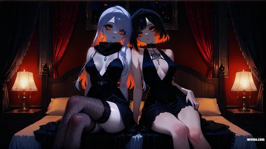 Emilia and Cora Obsidian Tears