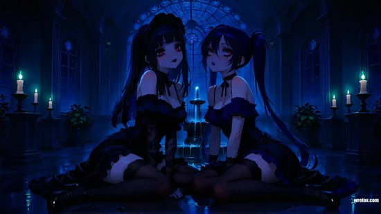 Ingrid and Tabitha Obsidian Tears