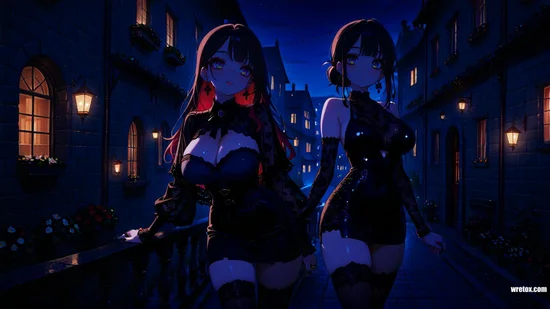 Shari and Clara Obsidian Tears