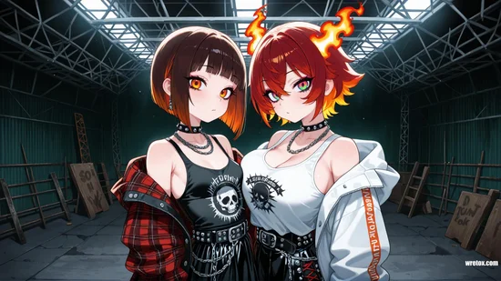 Alia and Urania Flame Whisper