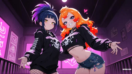 Aurora and Amna Flame Whisper