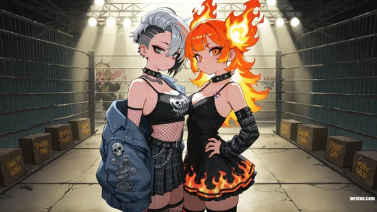 Dayle and Zafira Flame Whisper