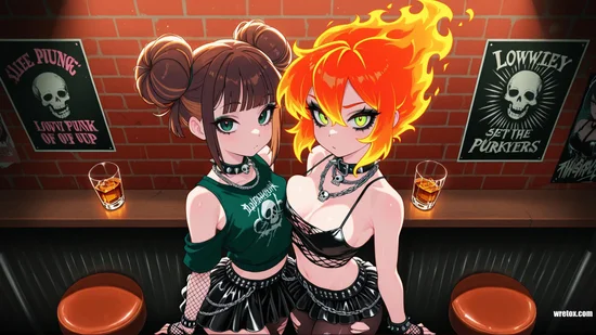 Gabrielle and Arisa Flame Whisper