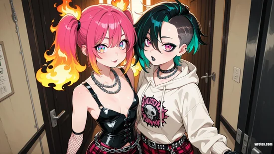 Monica and Bobbie Flame Whisper