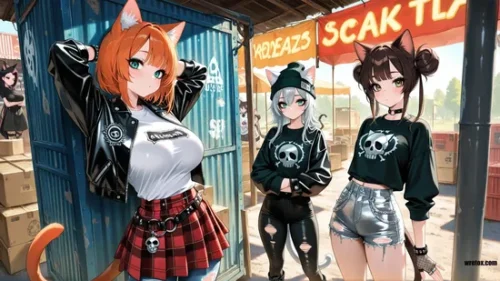 Heidi Annise and Chloe  – Feline Fury